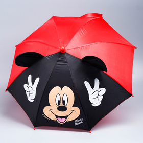 Зонт детский с ушами «Отличное настроение», Микки Маус