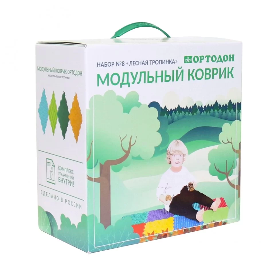 Модульный коврик набор 8 "Лесная тропинка"