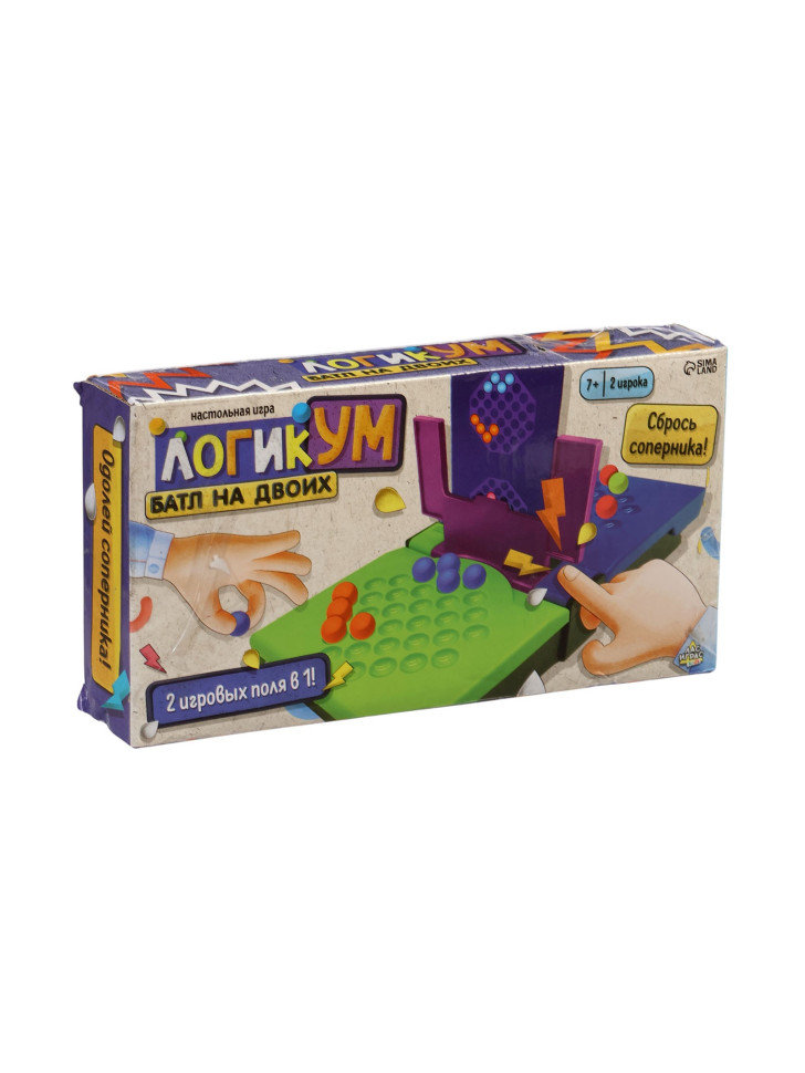 Настольная игра «Баттл на двоих», 2 игрока, 7+