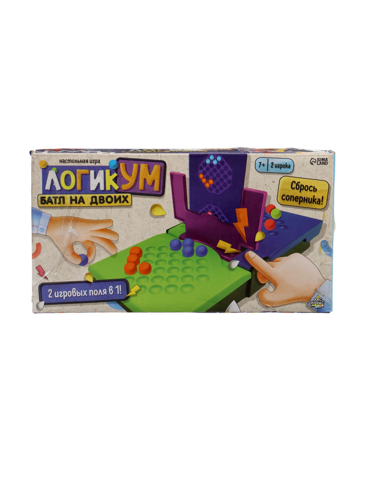 Настольная игра «Баттл на двоих», 2 игрока, 7+