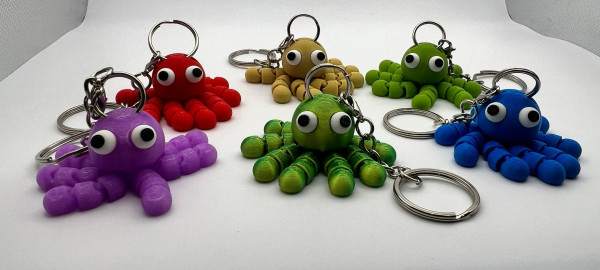 Брелок Осьминожка (цвет в ассортименте)