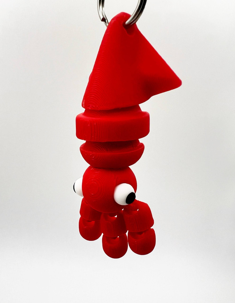 Брелок кальмар (цвет в ассортименте)