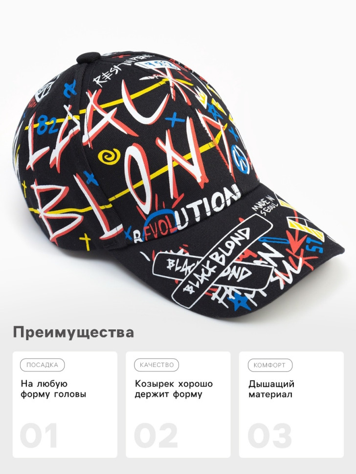Кепка MINAKU графити
